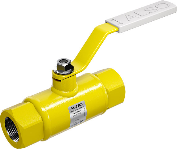 Кран шаровой муфтовый газовый КШ.М.GAS.032.40-01 Ду32 Ру40 G1 1/4